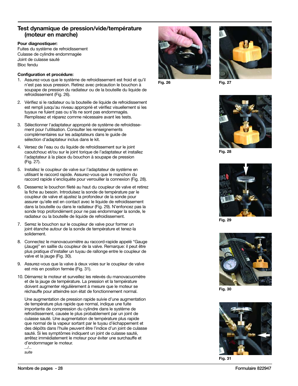 Mityvac MV4525 COOLING SYSTEM TEST & REFILL KIT User Manual | Page 28 / 70
