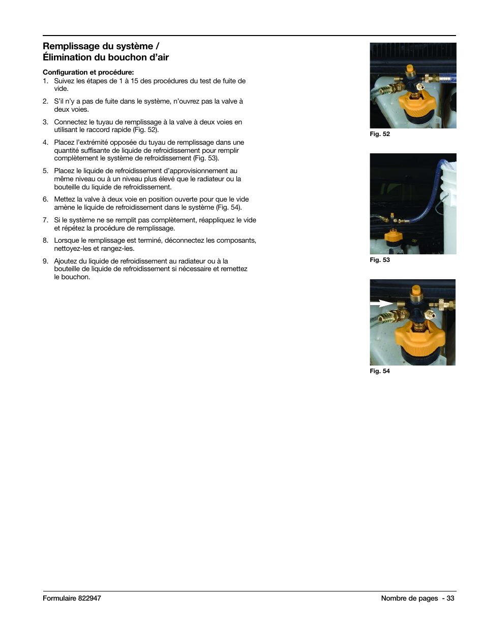 Mityvac MV4525 COOLING SYSTEM TEST & REFILL KIT User Manual | Page 33 / 70
