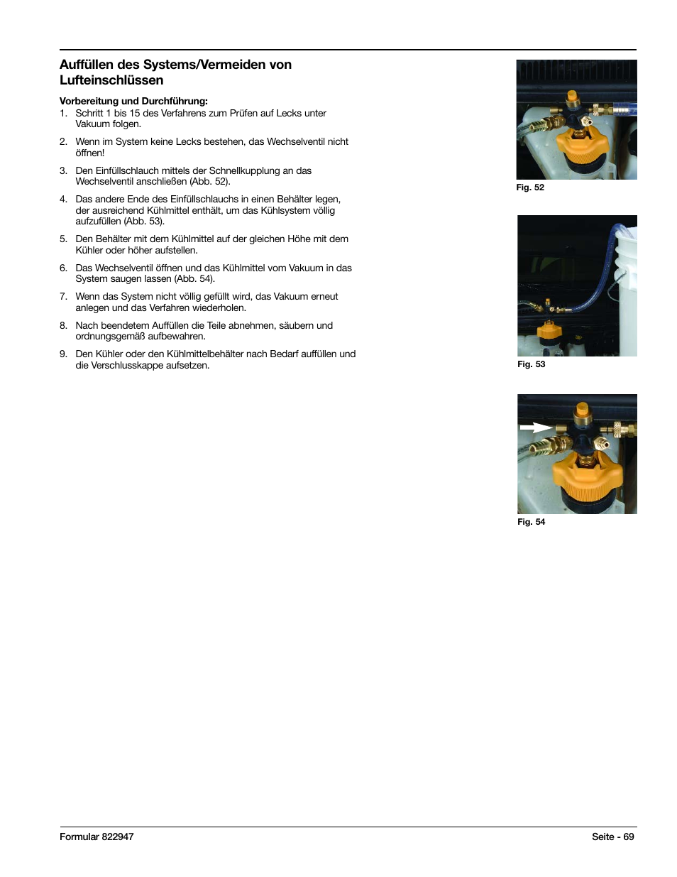 Mityvac MV4525 COOLING SYSTEM TEST & REFILL KIT User Manual | Page 69 / 70