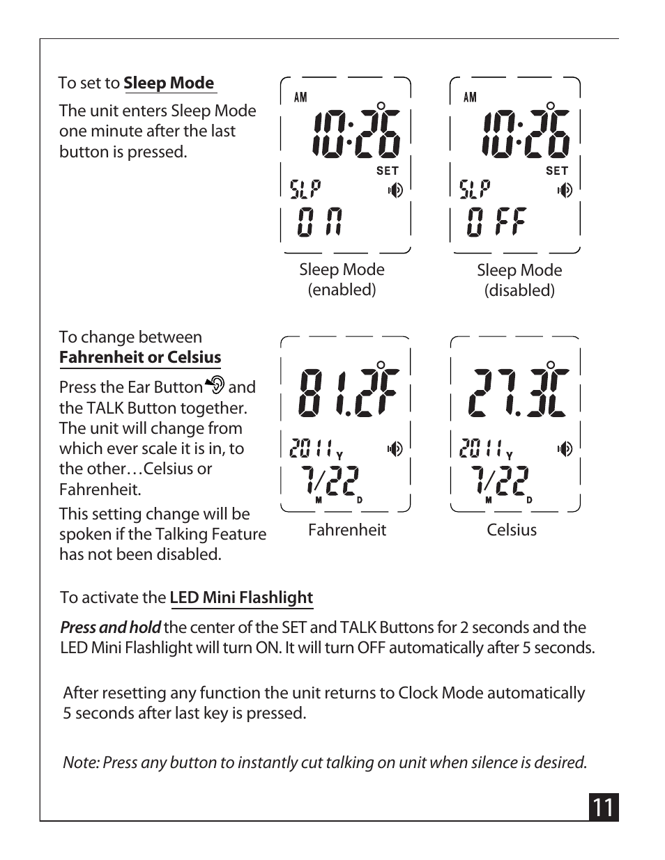 Mobi Technologies 70120 DualScan ULTRA User Manual | Page 11 / 22