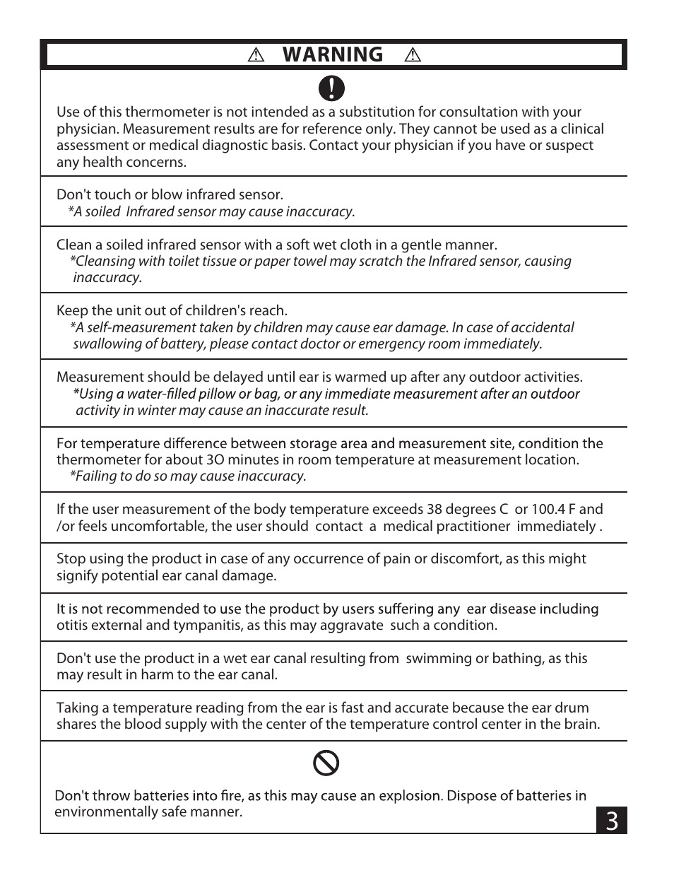 Warning | Mobi Technologies 70120 DualScan ULTRA User Manual | Page 3 / 22