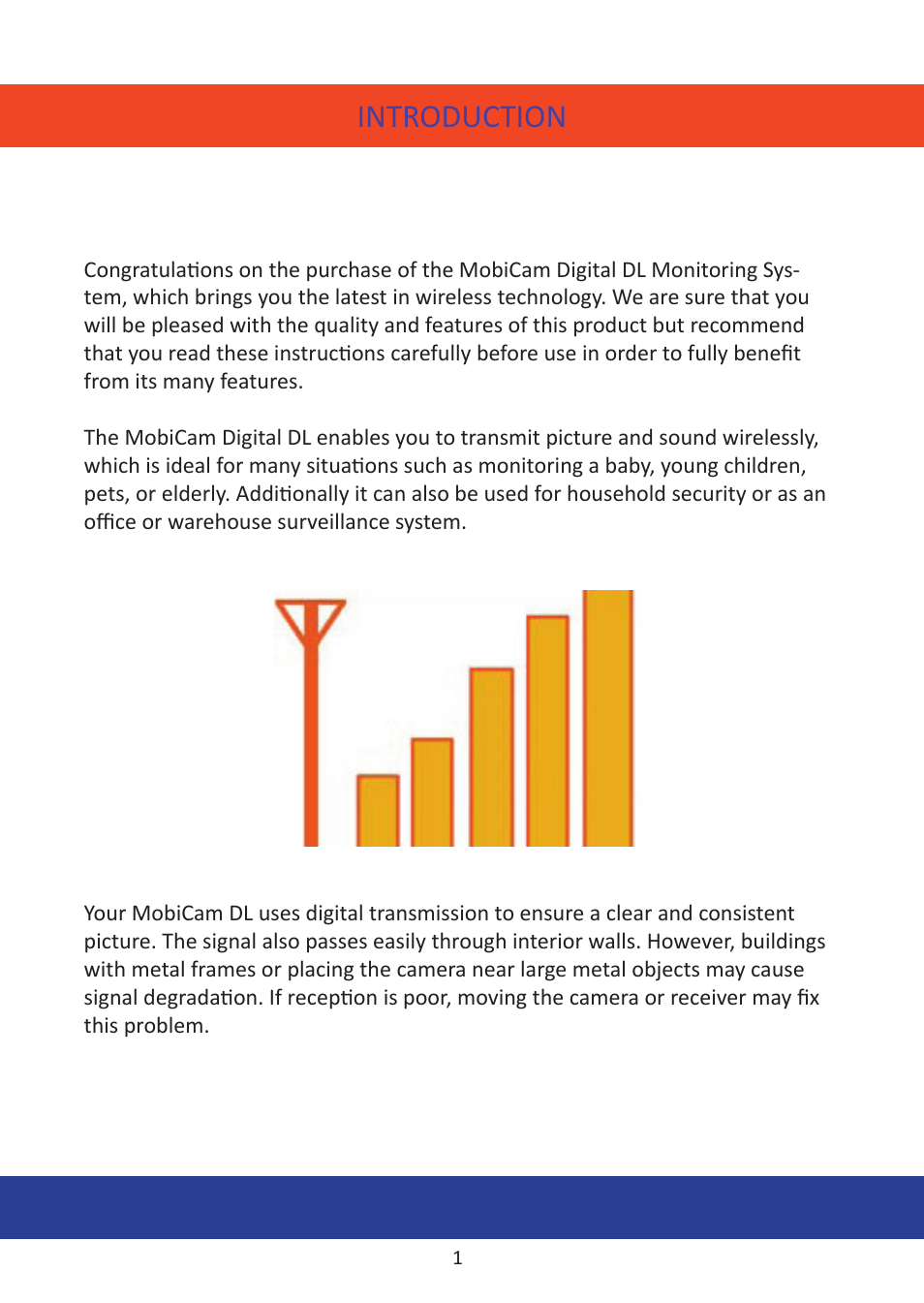 Introduction | Mobi Technologies 70055 MobiCam Digital DL User Manual | Page 3 / 20