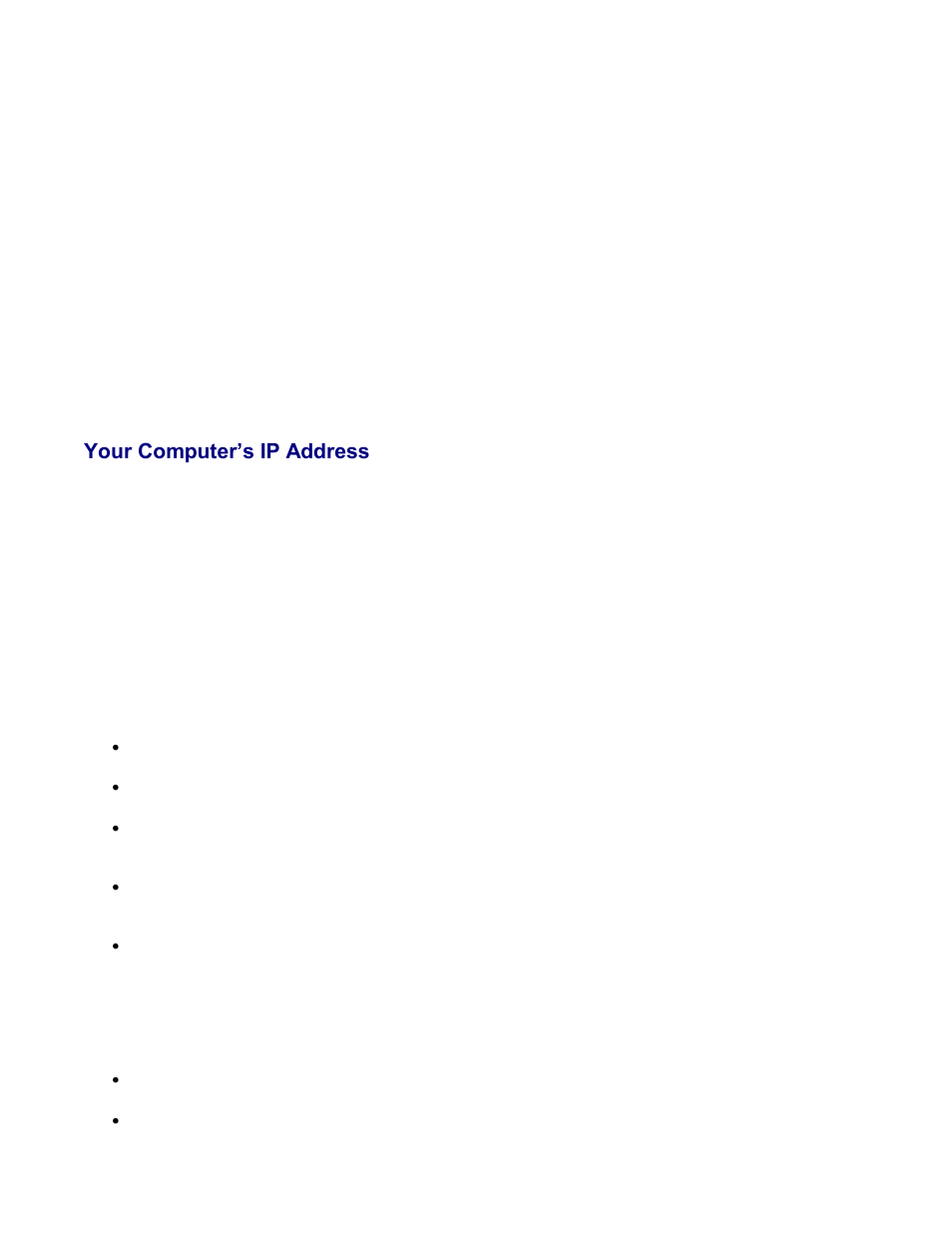Your computer’s ip address, Testing camera accessibility from the internet | Mobi Technologies 70008 Recam Remote Monitoring User Manual | Page 39 / 44