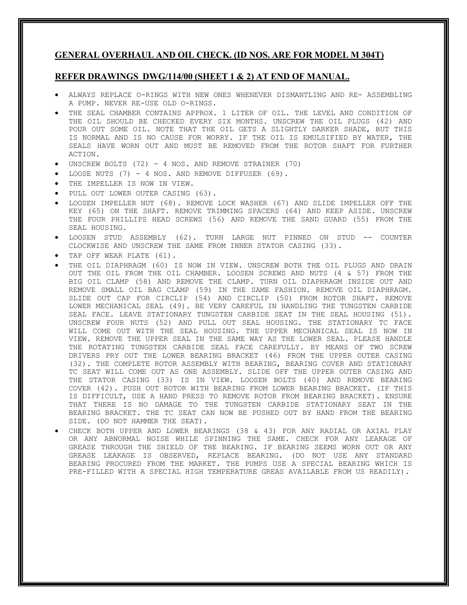 Mody Pumps M 304 T User Manual | Page 7 / 19