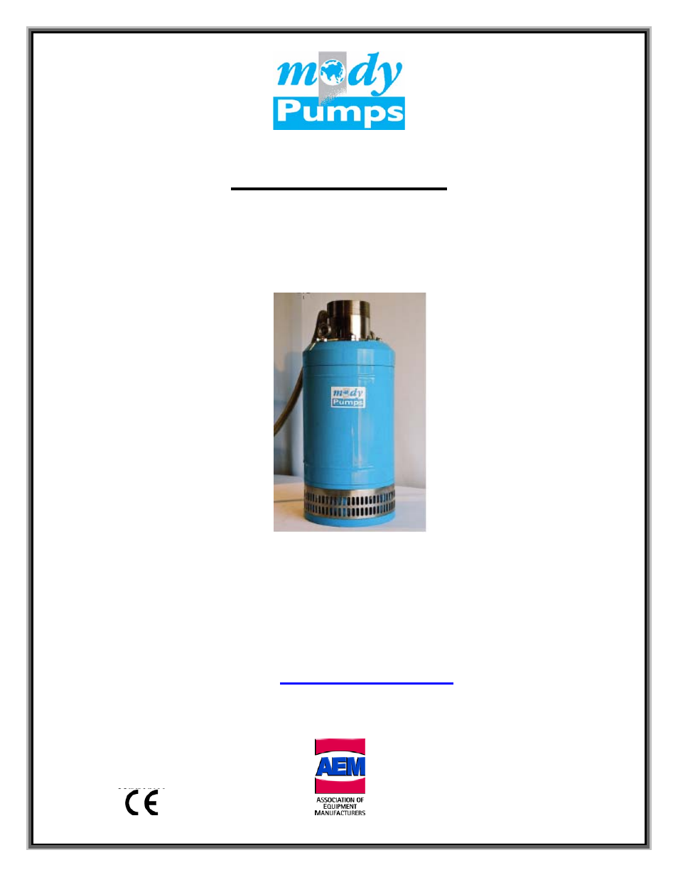 Mody Pumps G 1006 T User Manual | 14 pages