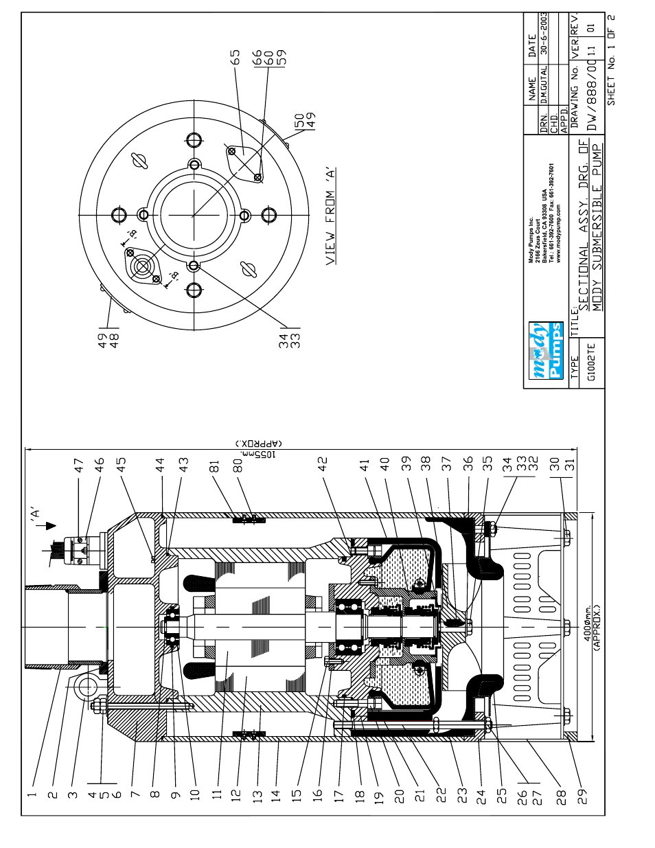 Mody Pumps G 1002 T User Manual | Page 12 / 17