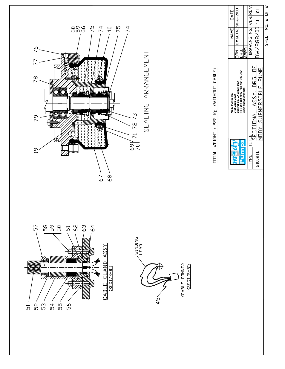 Mody Pumps G 1002 T User Manual | Page 13 / 17