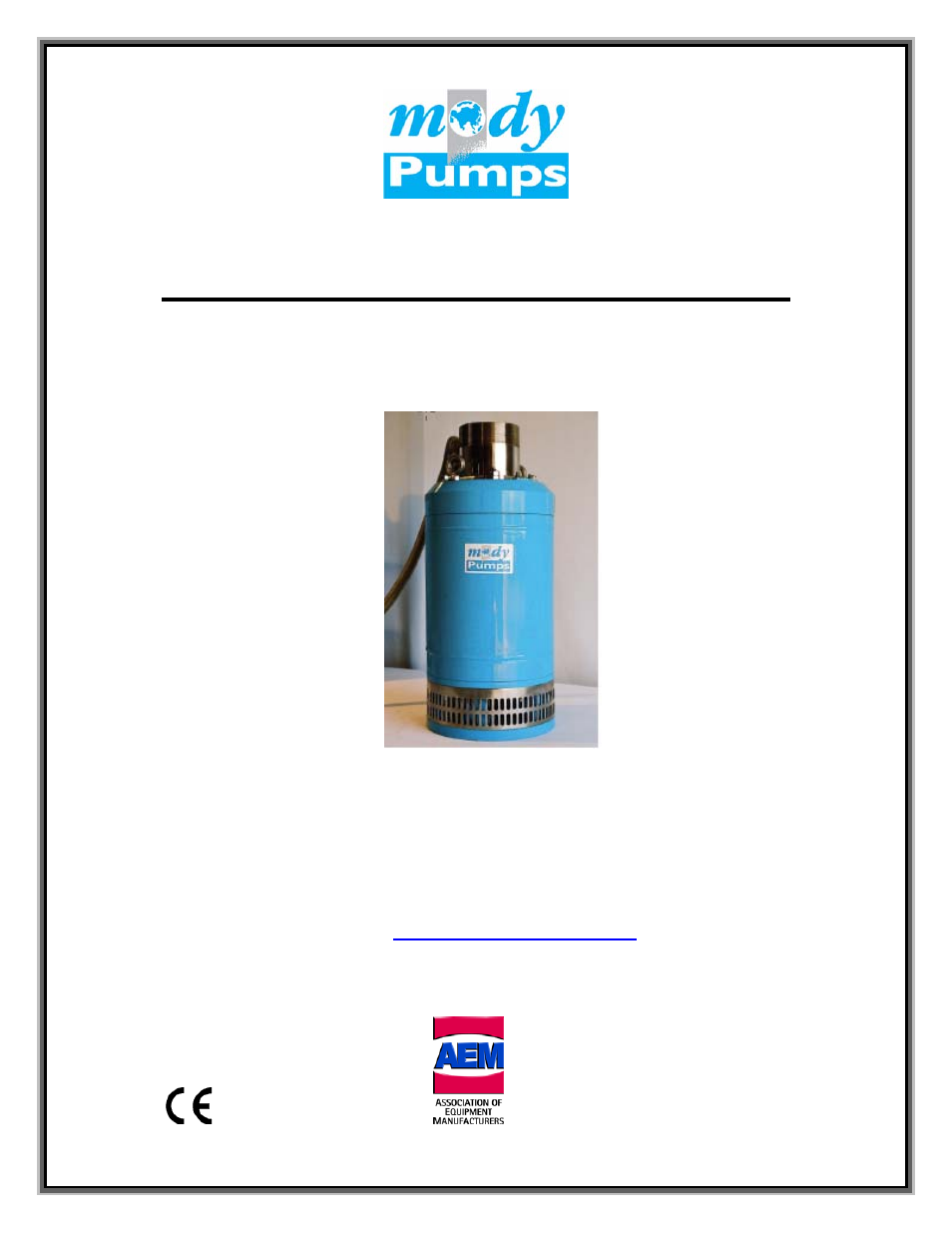 Mody Pumps G 906 T User Manual | 17 pages