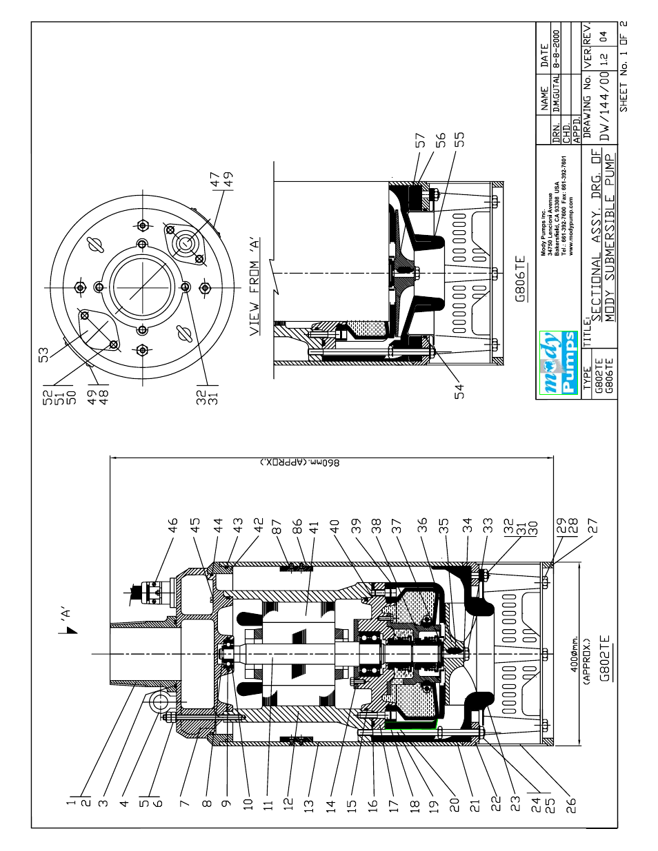 Mody Pumps G 806 T User Manual | Page 12 / 16