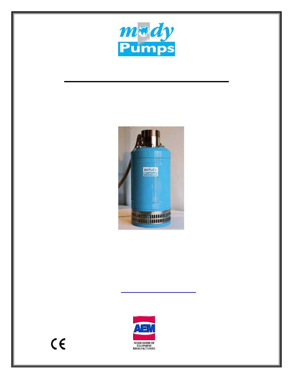 Mody Pumps G 706 TM User Manual | 20 pages