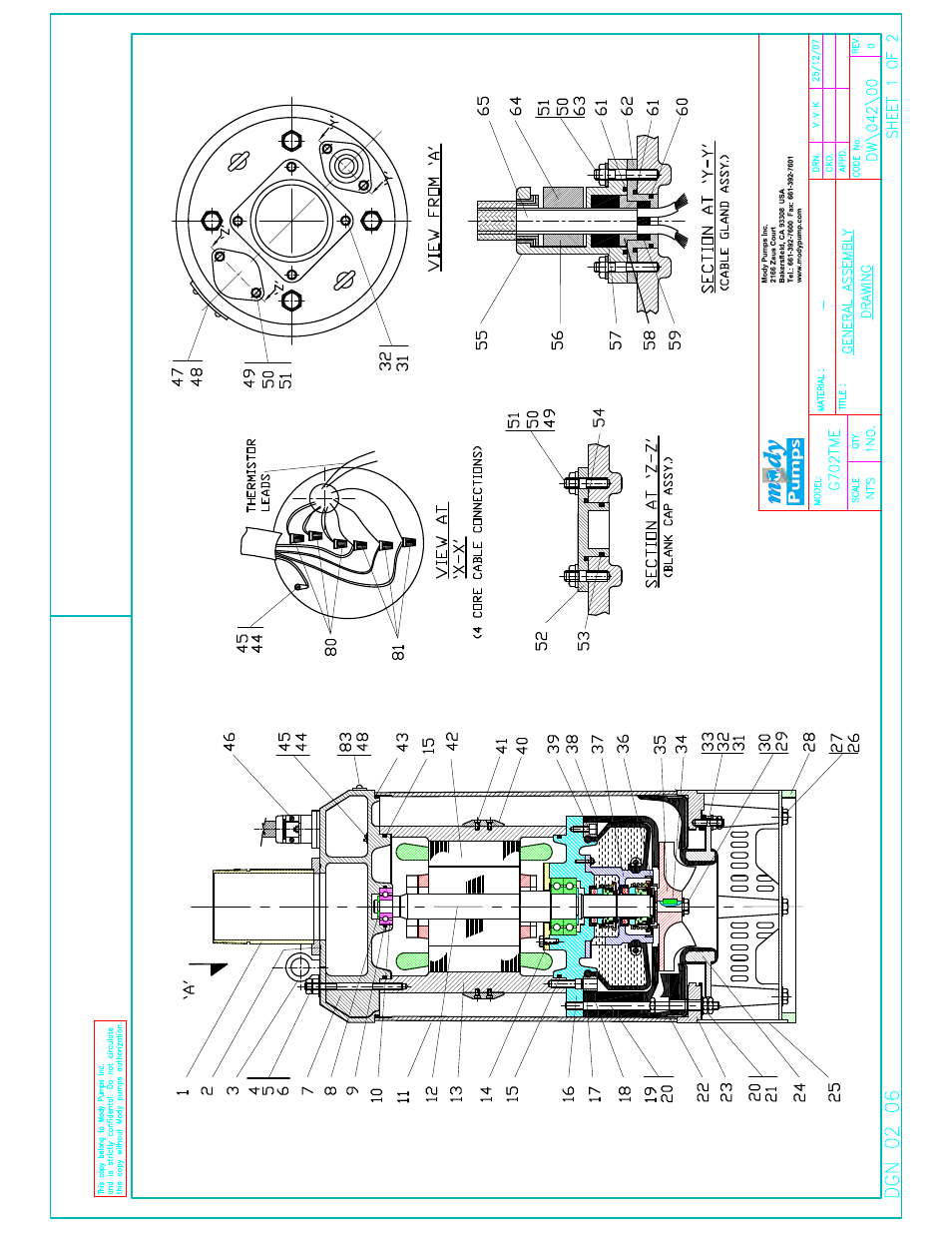 Mody Pumps G 706 TM User Manual | Page 12 / 20