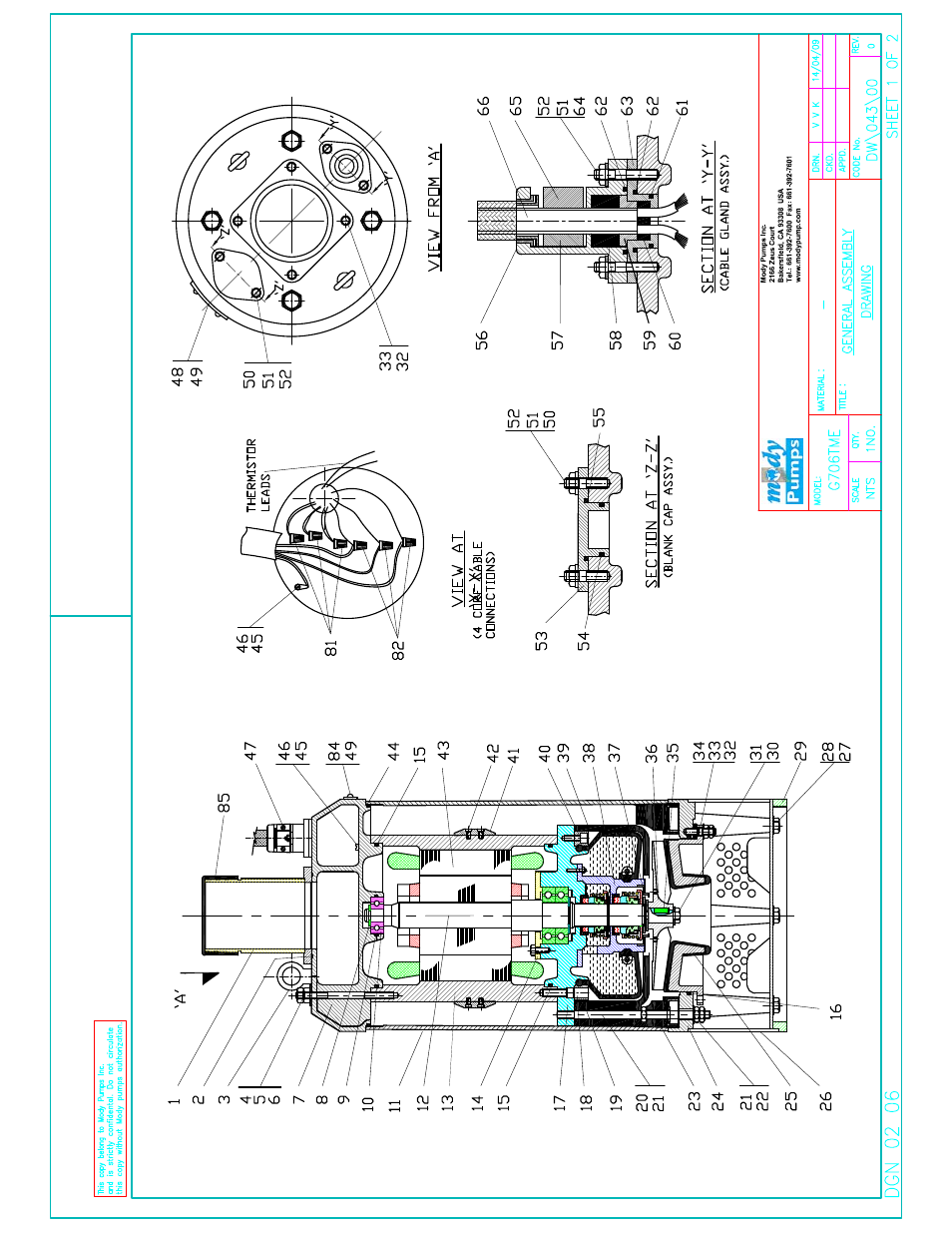 Mody Pumps G 706 TM User Manual | Page 16 / 20