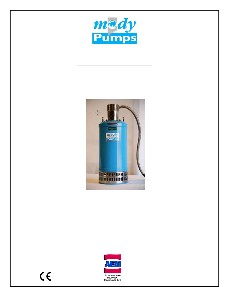 Mody Pumps G 504 T User Manual | 14 pages