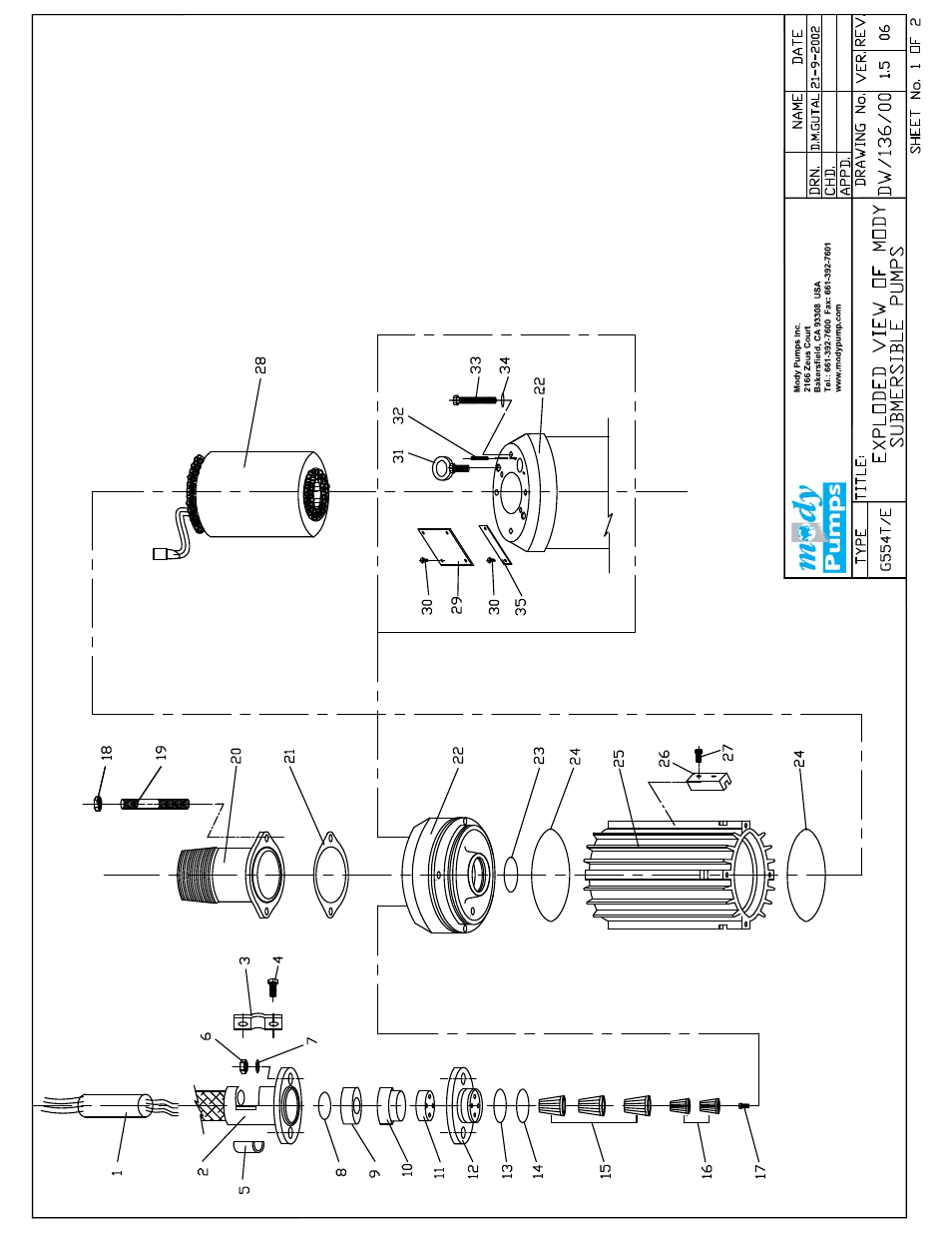 Mody Pumps G 554 T User Manual | Page 16 / 21