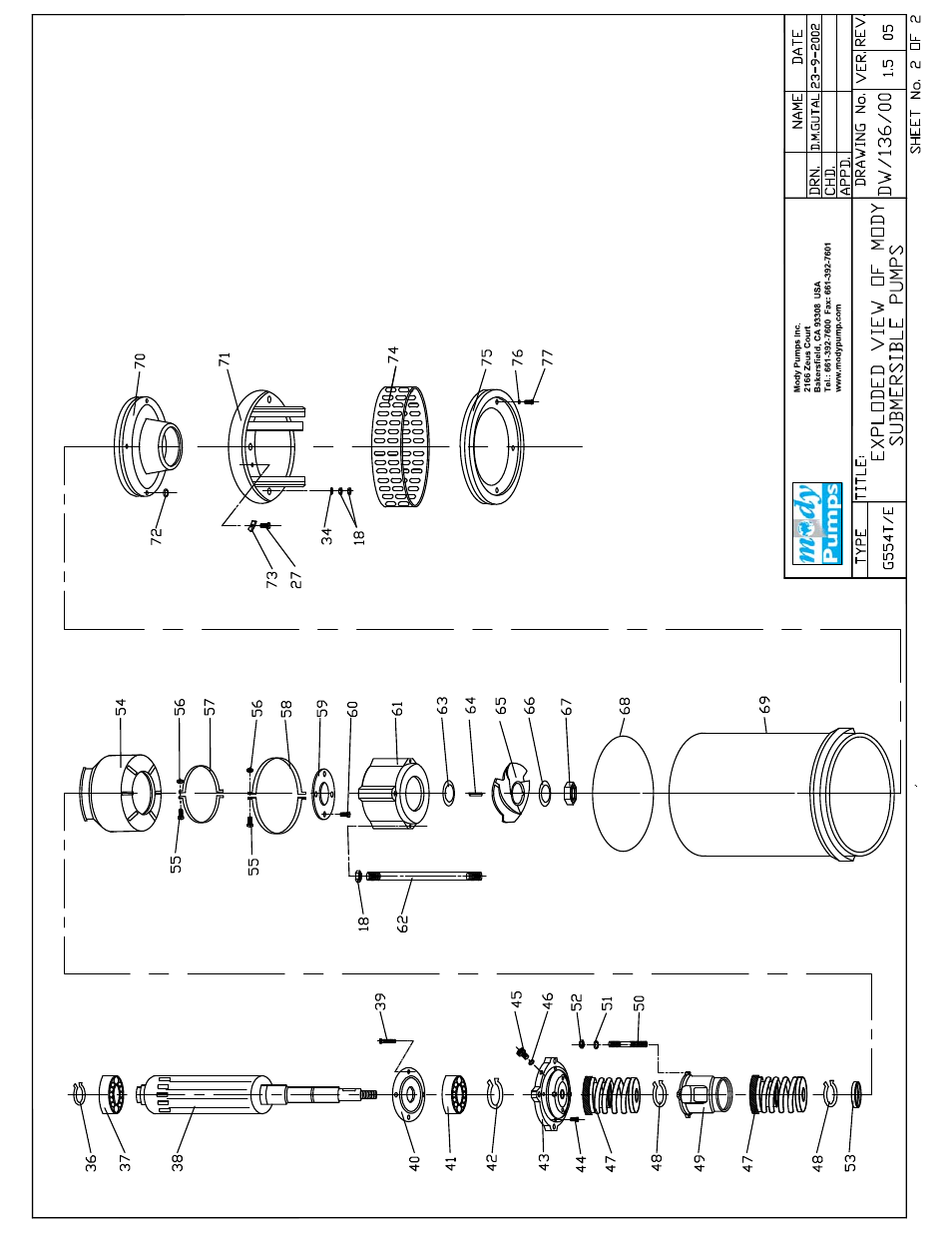 Mody Pumps G 554 T User Manual | Page 17 / 21