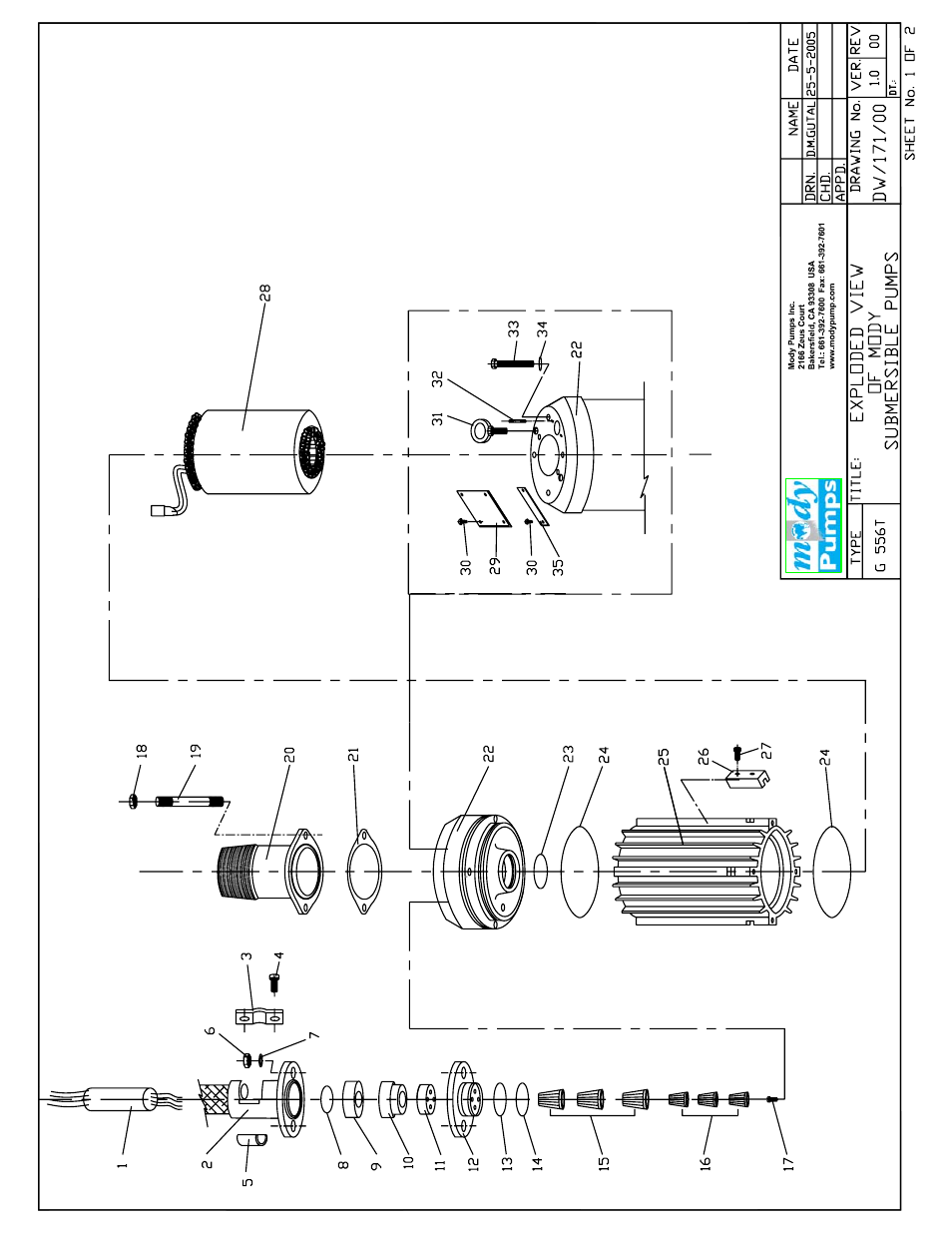 Mody Pumps G 556 T User Manual | Page 21 / 25