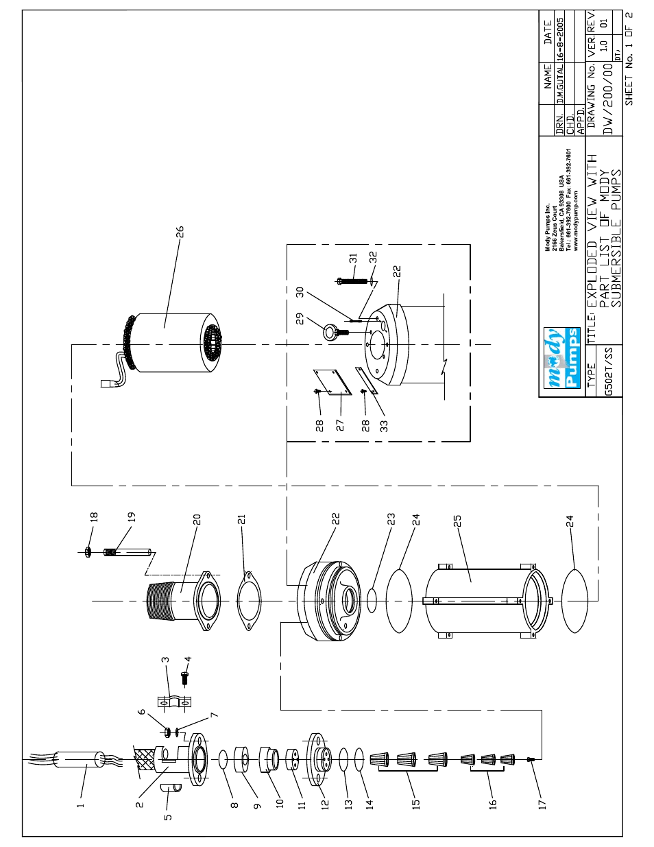 Mody Pumps G 504 T_316SS User Manual | Page 11 / 20