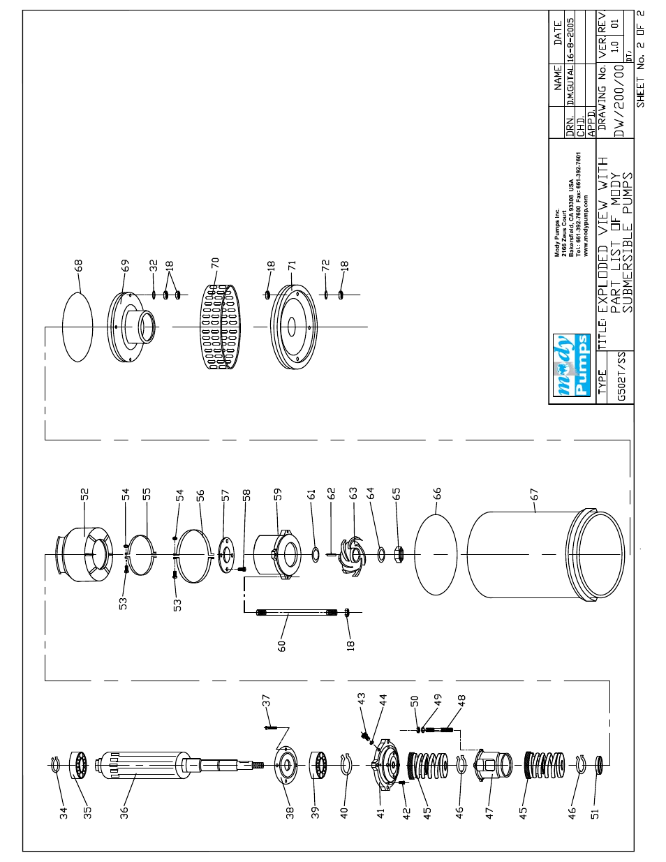 Mody Pumps G 504 T_316SS User Manual | Page 12 / 20