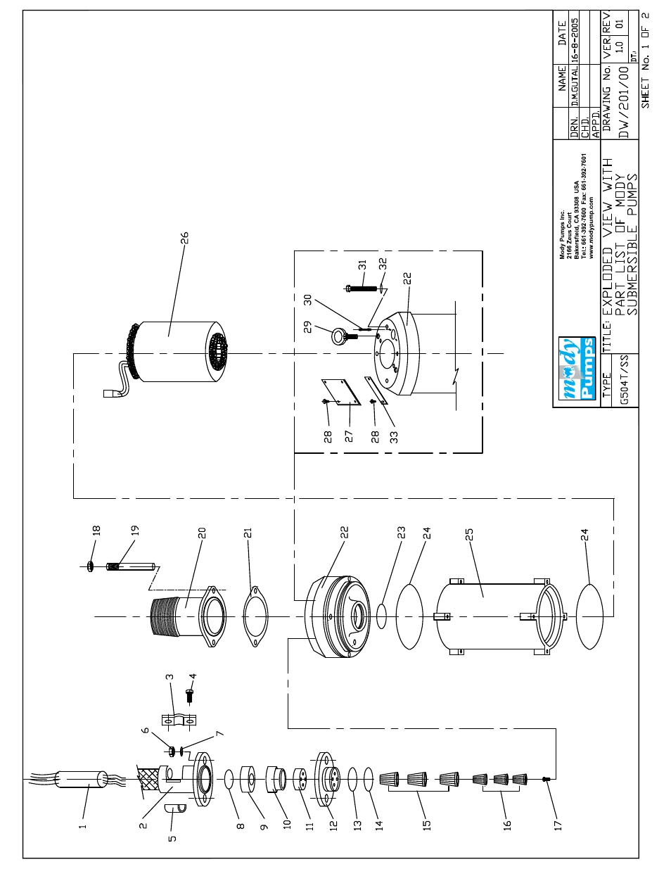 Mody Pumps G 504 T_316SS User Manual | Page 15 / 20