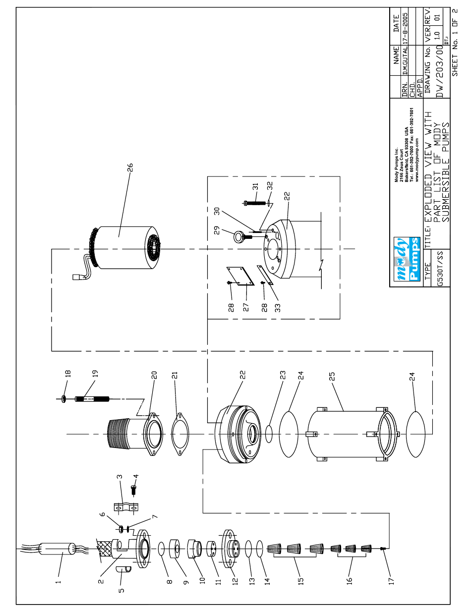 Mody Pumps G 554 T_316SS User Manual | Page 11 / 20