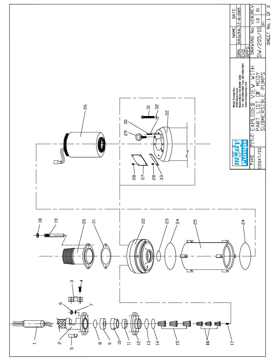 Mody Pumps G 554 T_316SS User Manual | Page 15 / 20