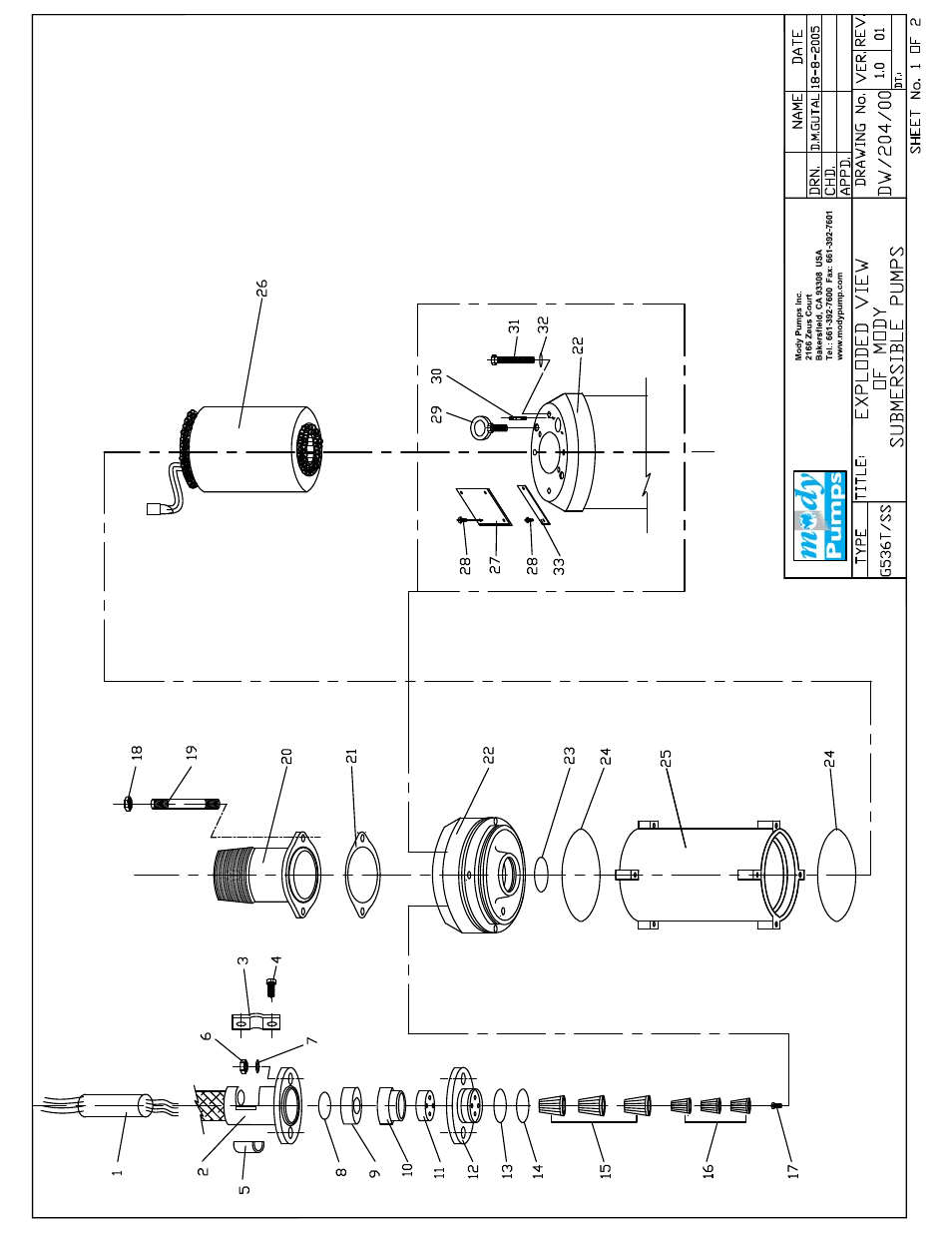 Mody Pumps G 506_536_556T_SS316 User Manual | Page 16 / 24