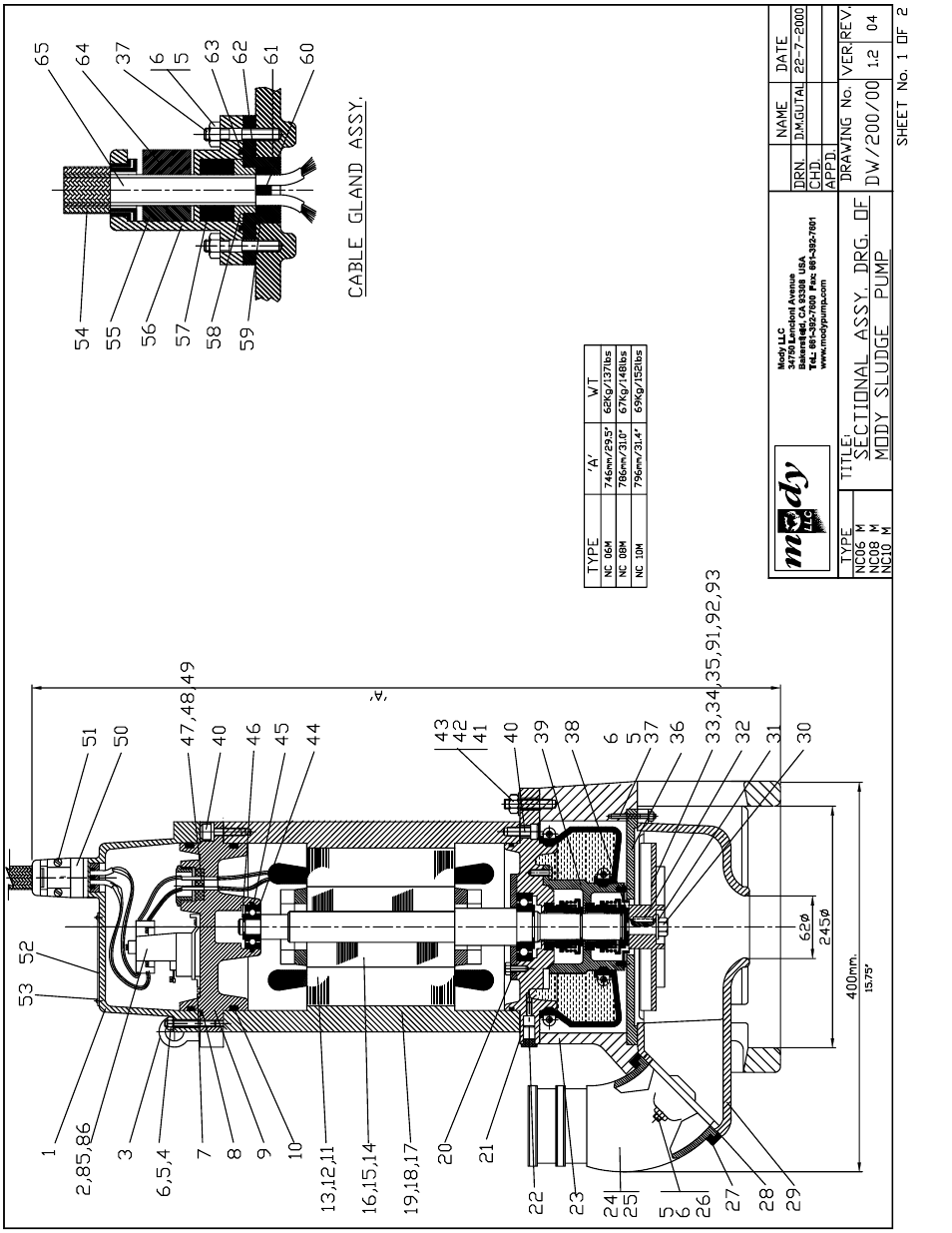 Mody Pumps NC 06360_08360_10360-M User Manual | Page 11 / 13