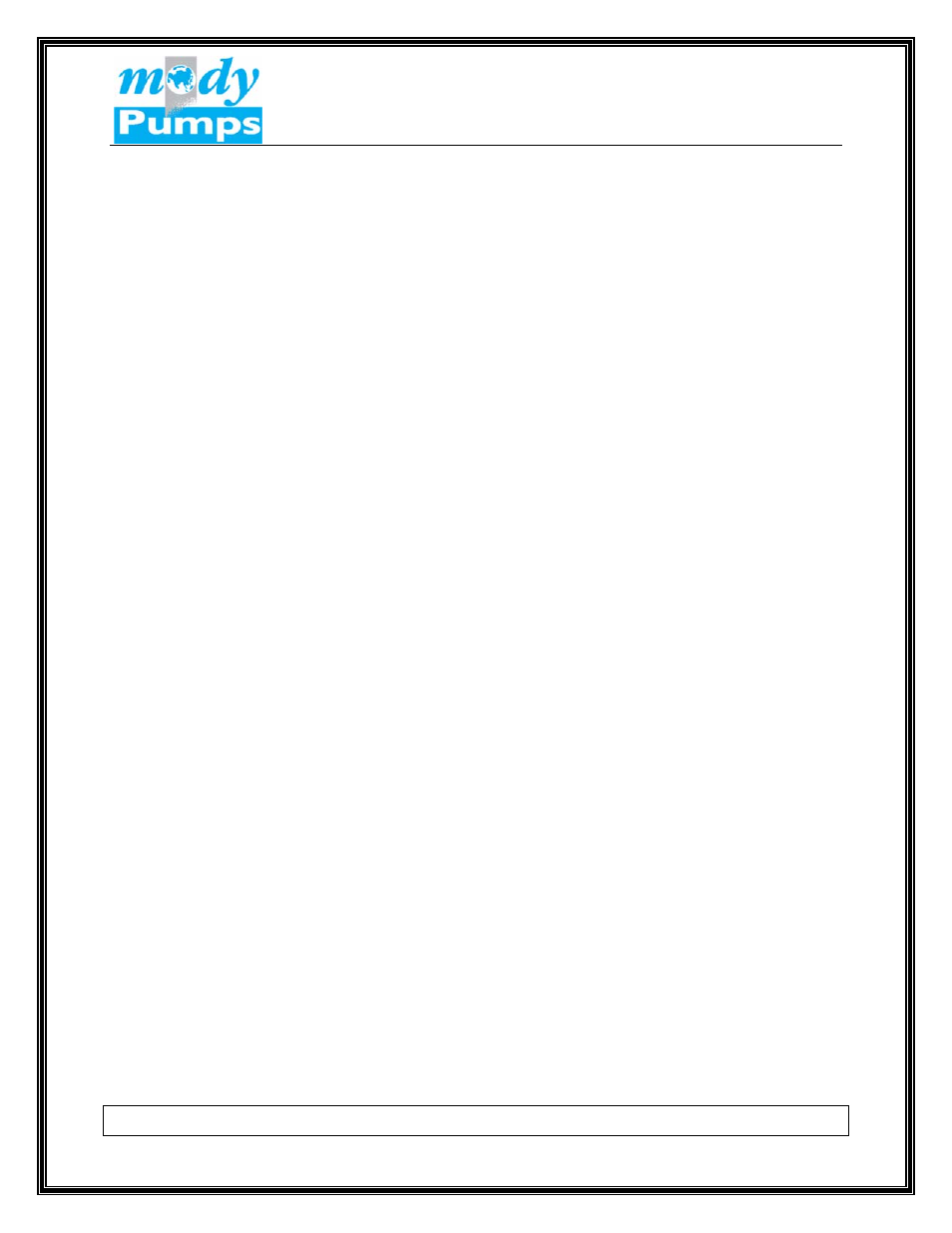 Mody Pumps MSXP8 User Manual | Page 2 / 18