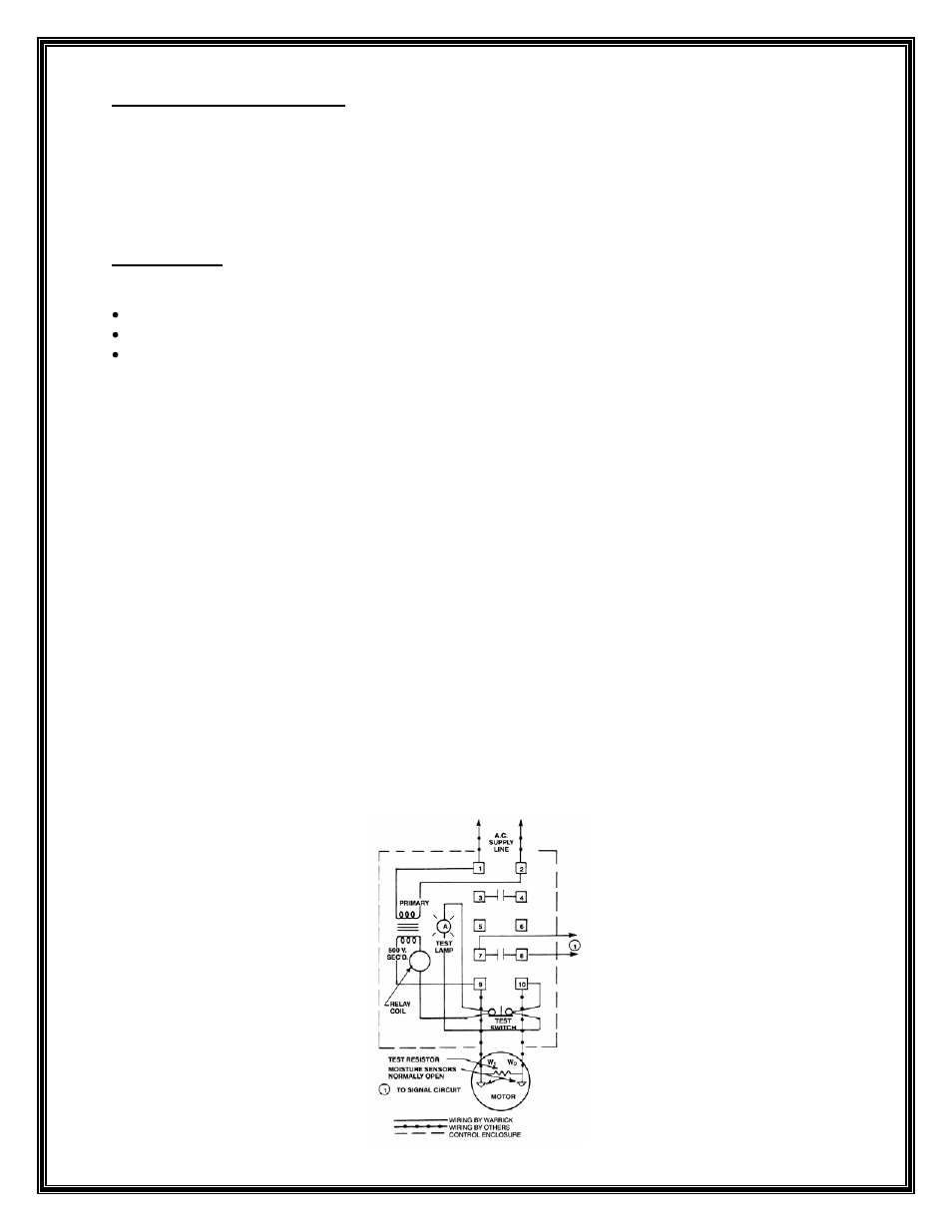 Motor protection | Mody Pumps MSXP8 User Manual | Page 6 / 18