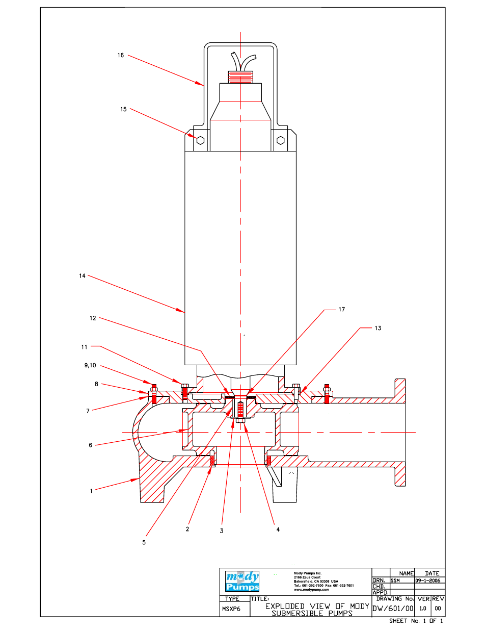 Mody Pumps MSXP6PE User Manual | Page 15 / 17