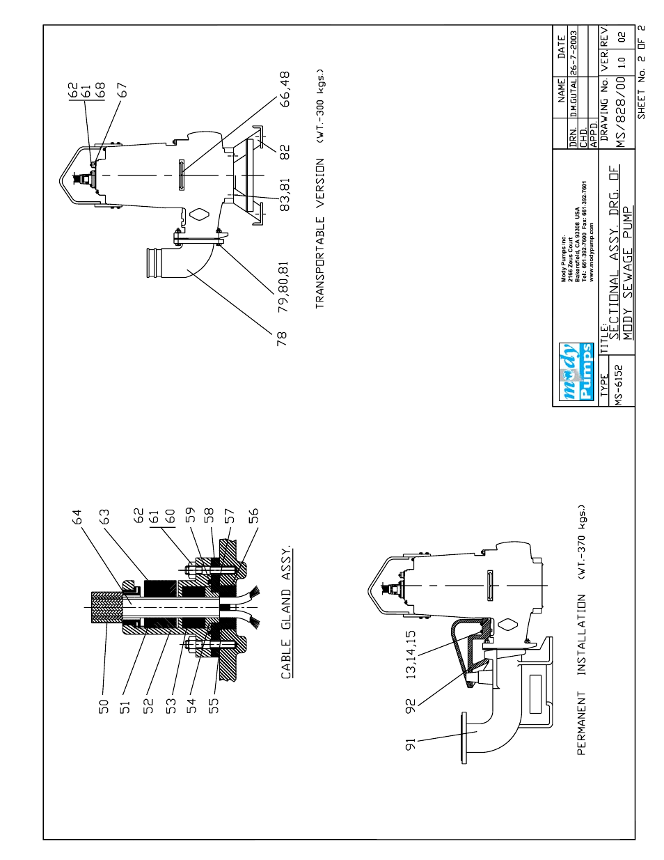 Mody Pumps MS 6202 User Manual | Page 11 / 21