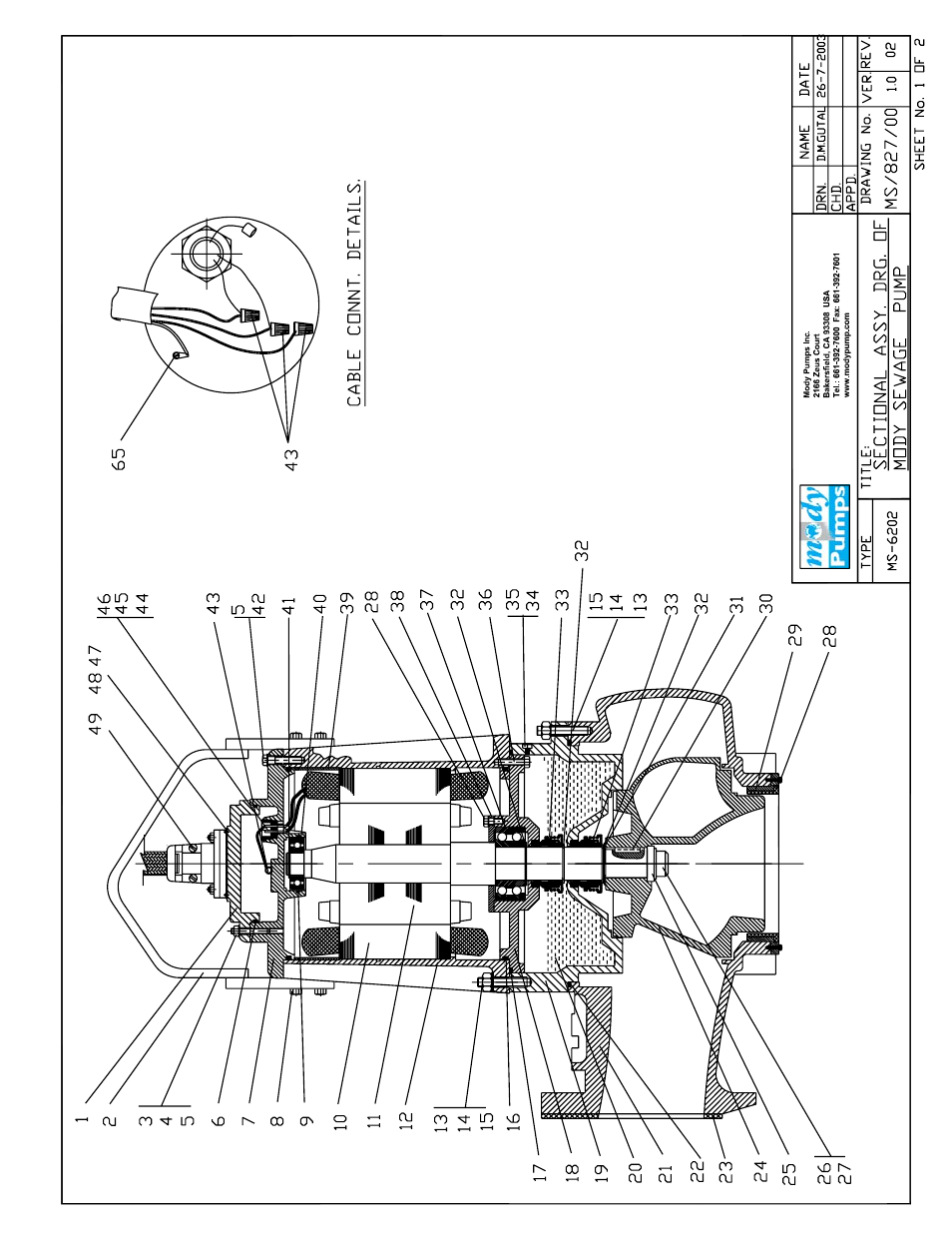 Mody Pumps MS 6202 User Manual | Page 14 / 21