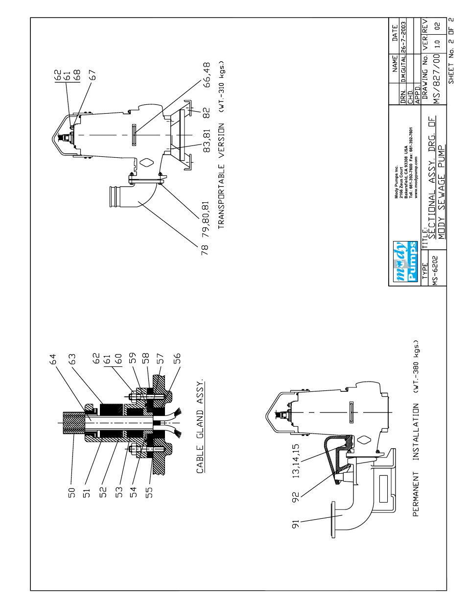 Mody Pumps MS 6202 User Manual | Page 15 / 21