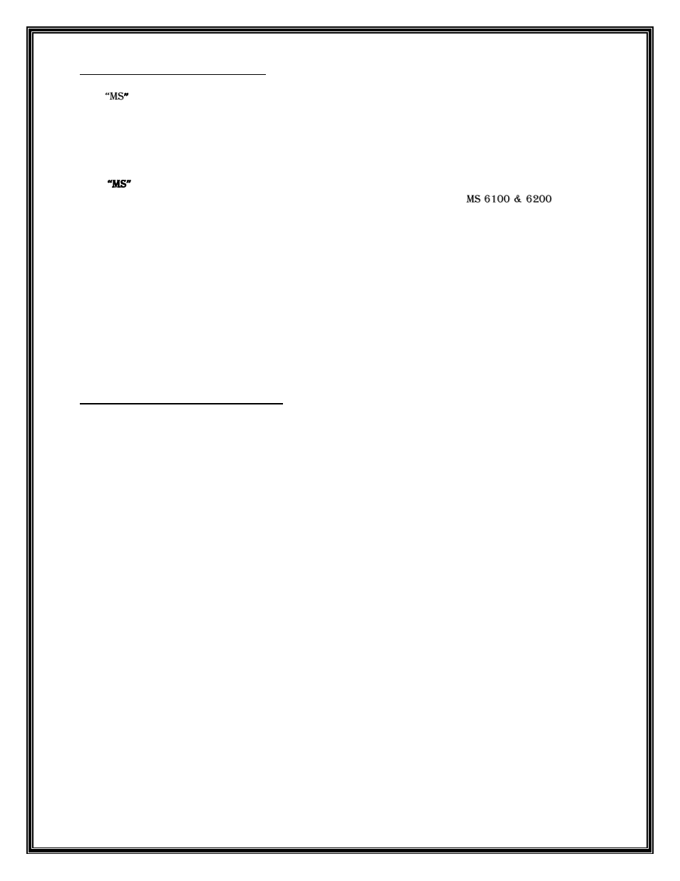 General information, Technical description | Mody Pumps MS 6150 User Manual | Page 3 / 16