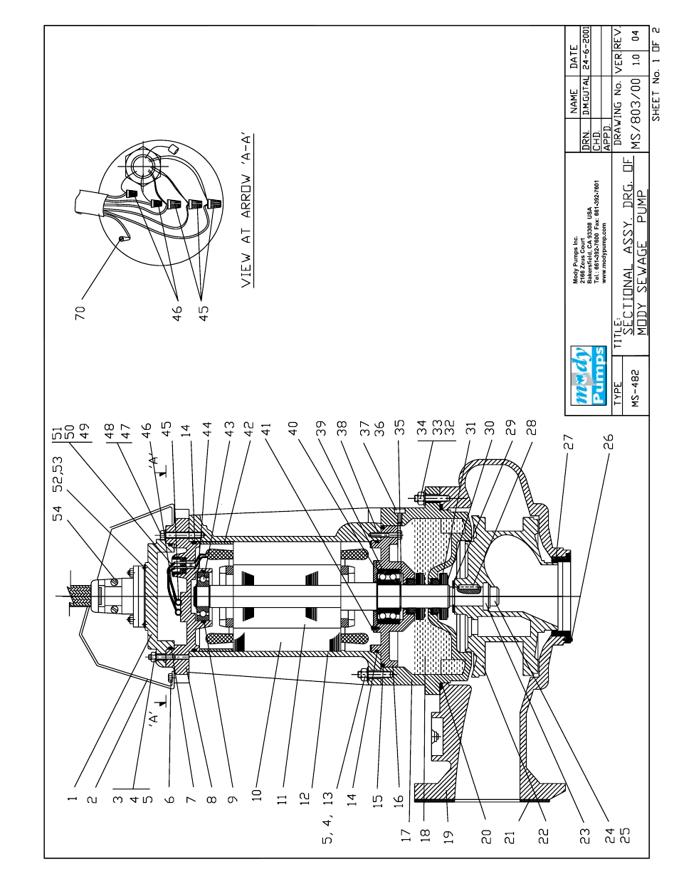 Mody Pumps MS 482 User Manual | Page 20 / 26