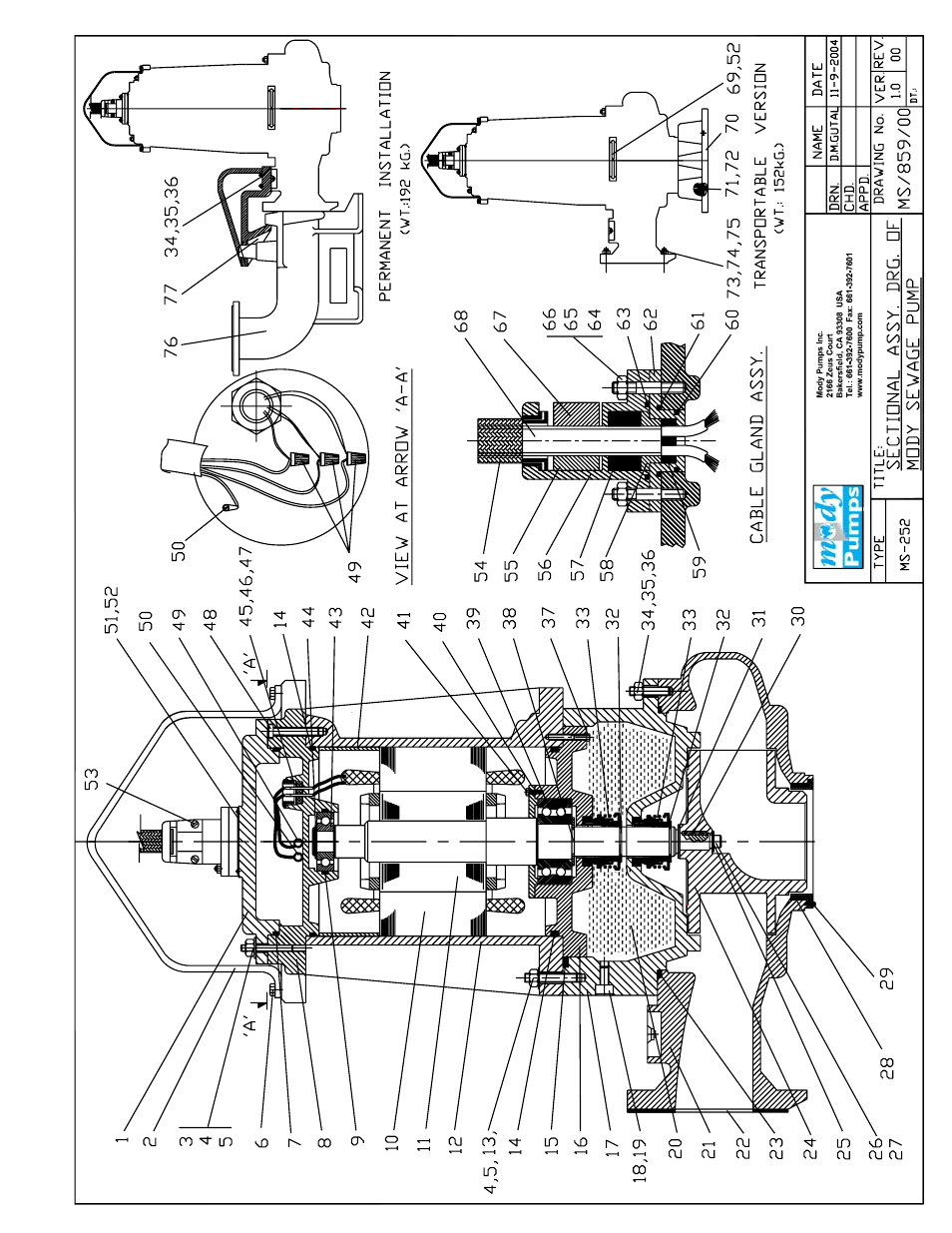 Mody Pumps MS 252 User Manual | Page 13 / 17