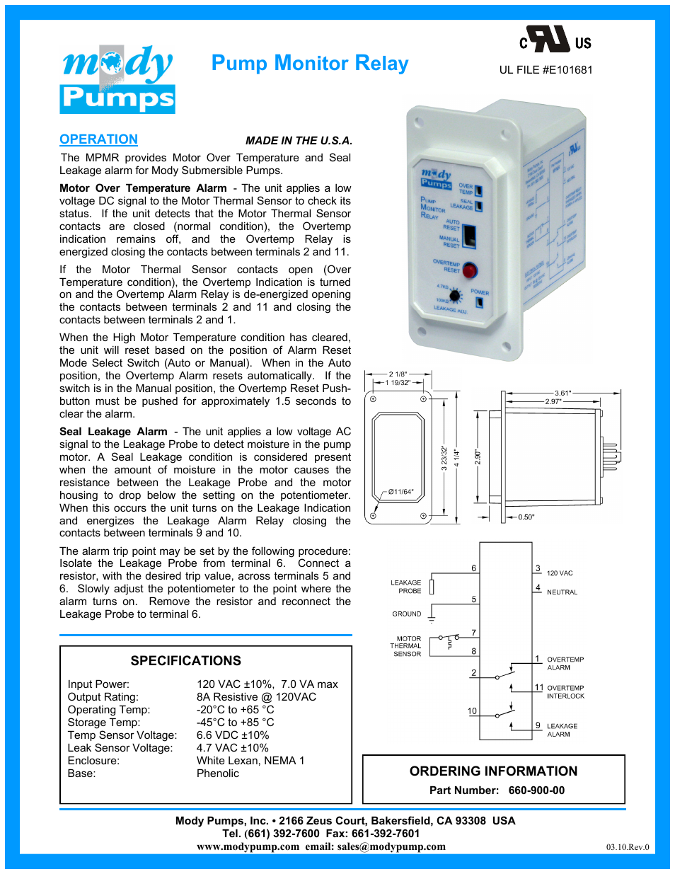 Onitor, Elay | Mody Pumps MHMXP 6 X 12 User Manual | Page 15 / 18