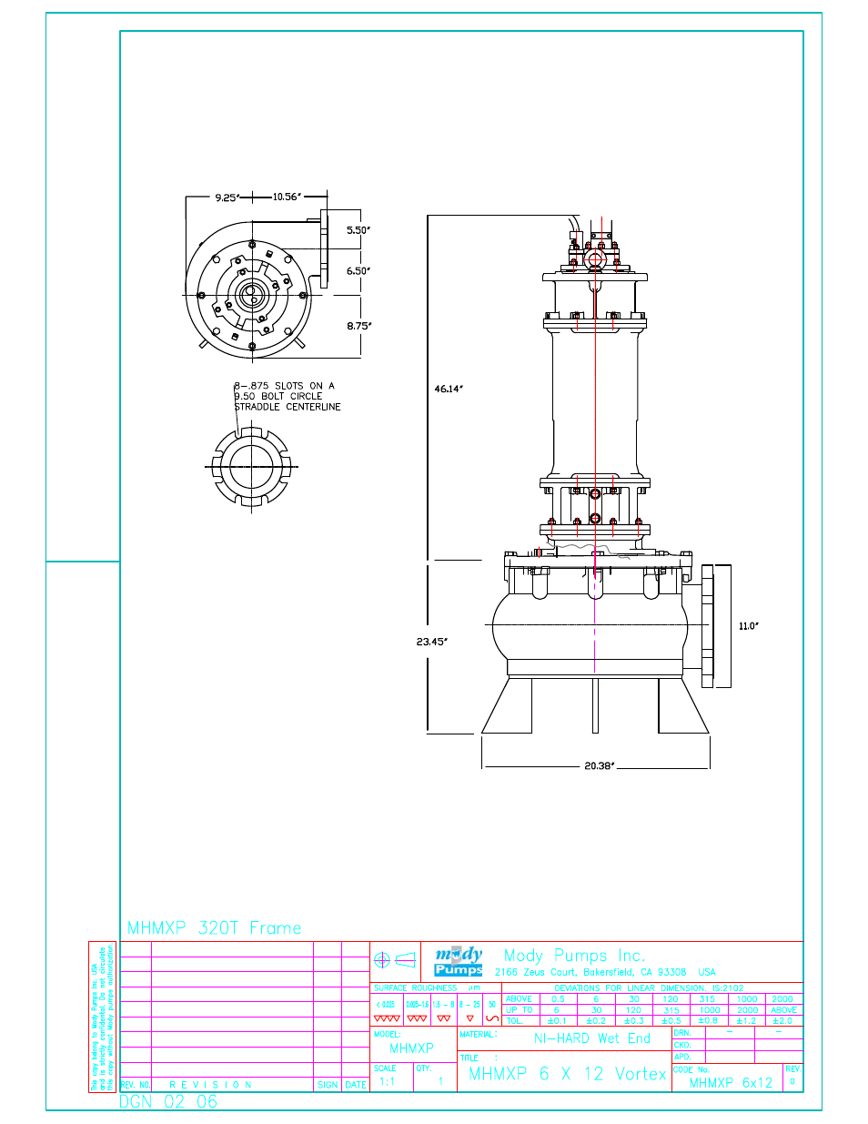 Mody Pumps MHMXP 6 X 12 User Manual | Page 16 / 18