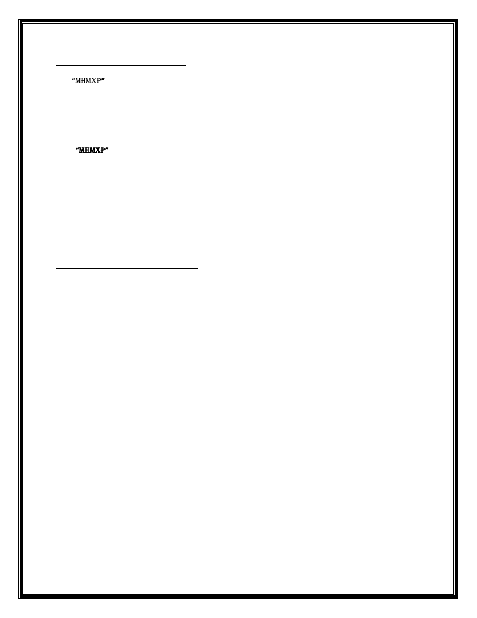 General information, Technical description | Mody Pumps MHMXP 6 X 12 User Manual | Page 3 / 18