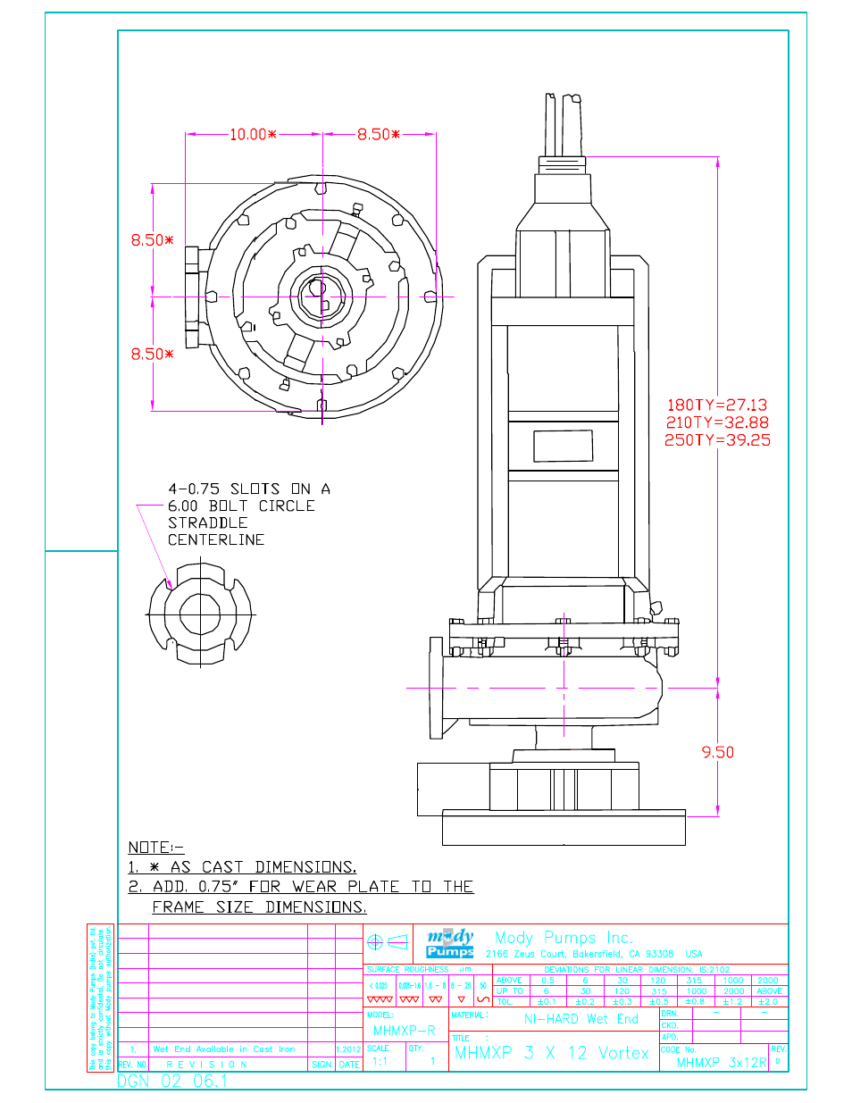 Mody Pumps MHMXP User Manual | Page 15 / 17