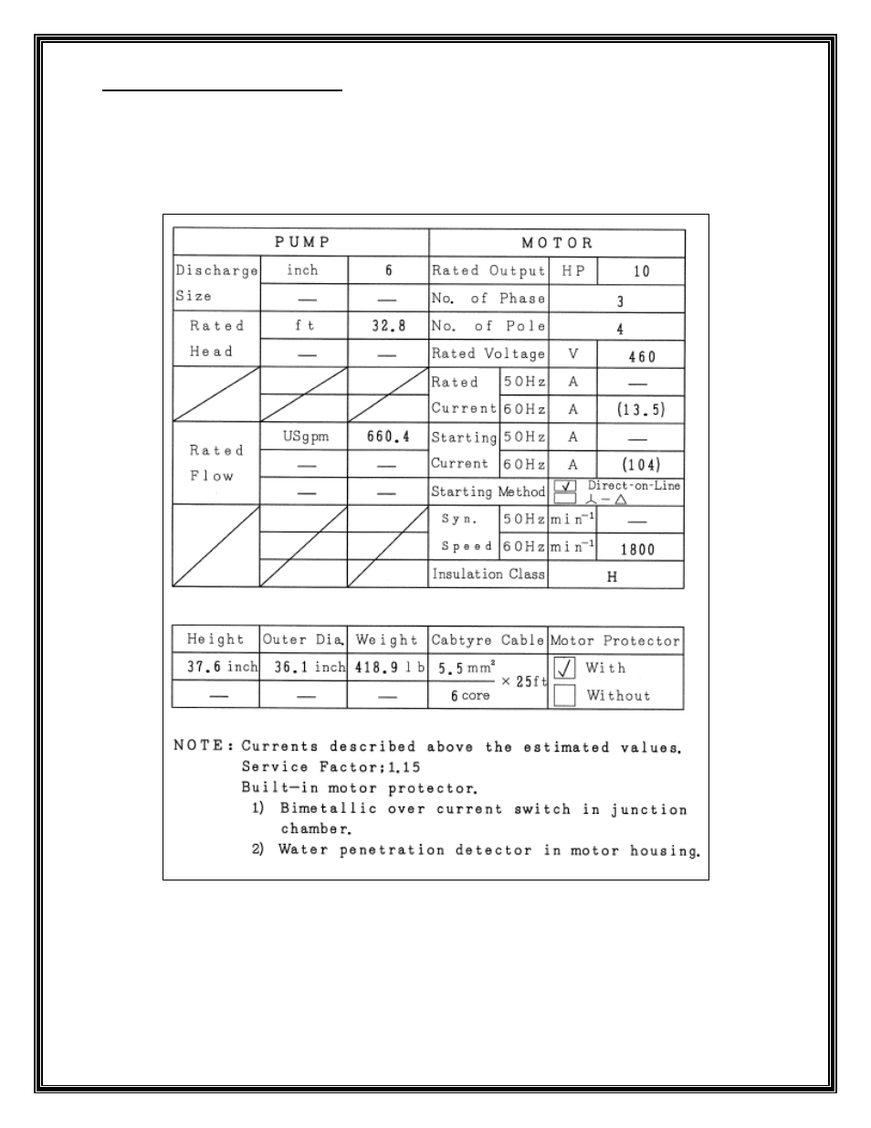 Mody Pumps MHC6, 10HP User Manual | Page 5 / 11