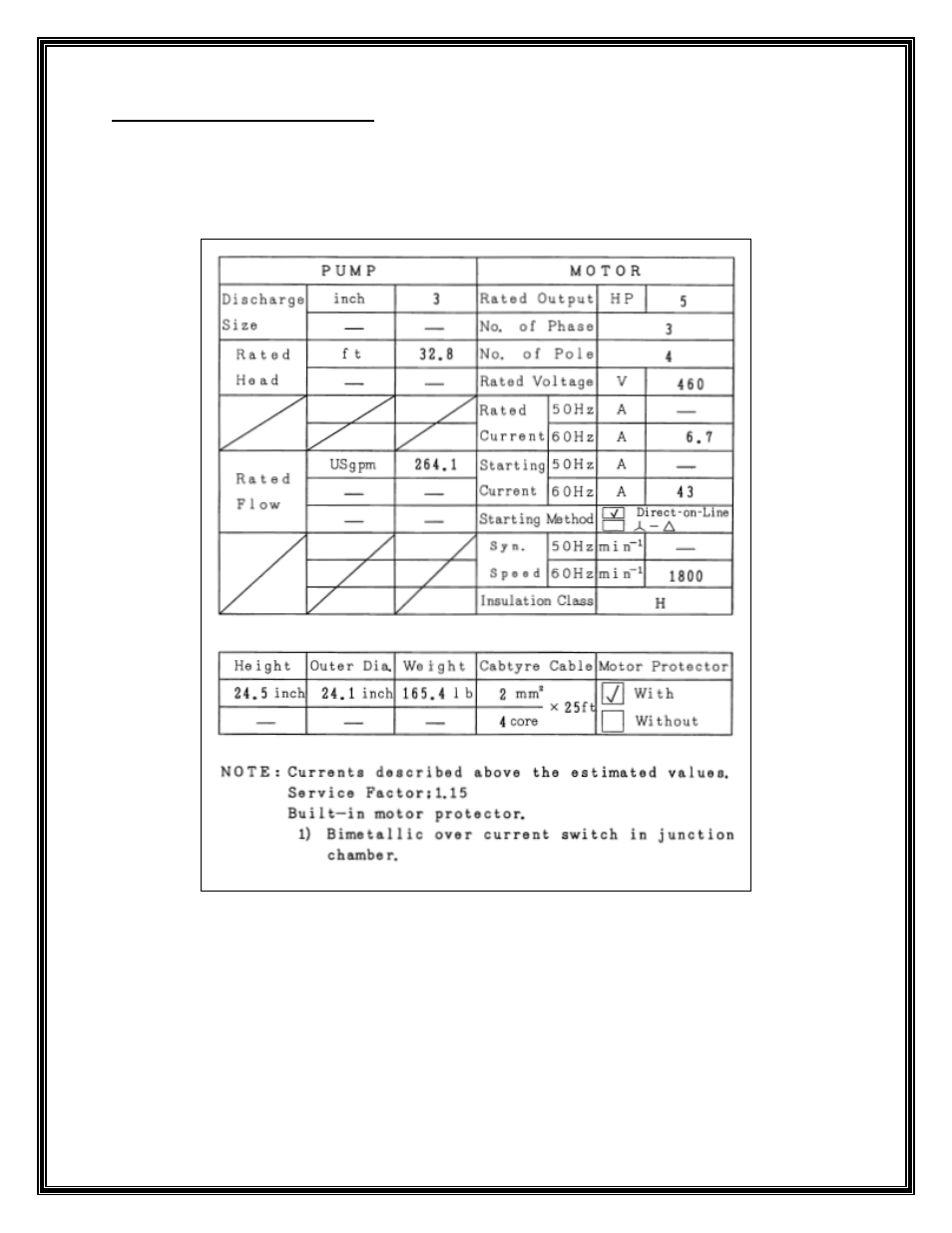 Mody Pumps MHC3, 5HP User Manual | Page 5 / 10