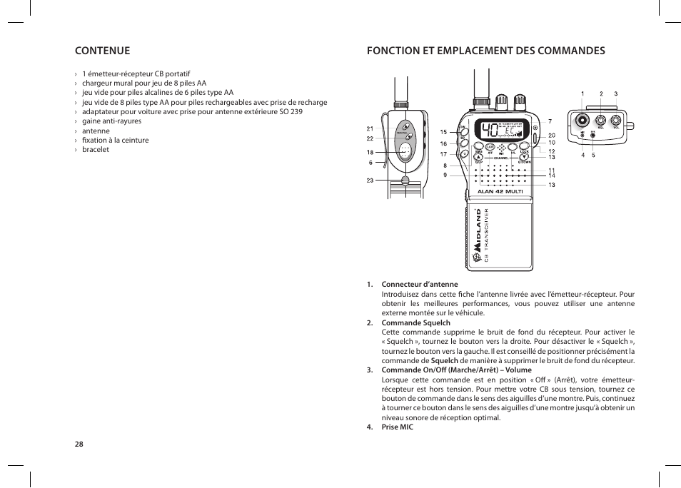MIDLAND Alan 42 multi User Manual | Page 28 / 54