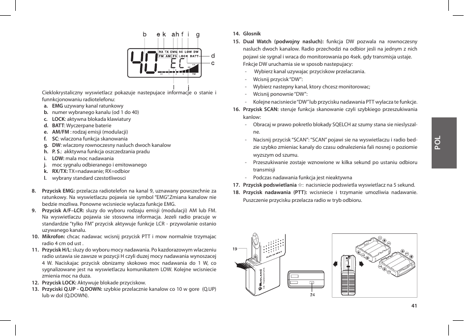 MIDLAND Alan 42 multi User Manual | Page 41 / 54