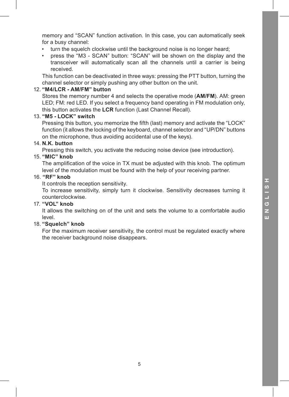 MIDLAND Alan 48 Excel multi User Manual | Page 15 / 74