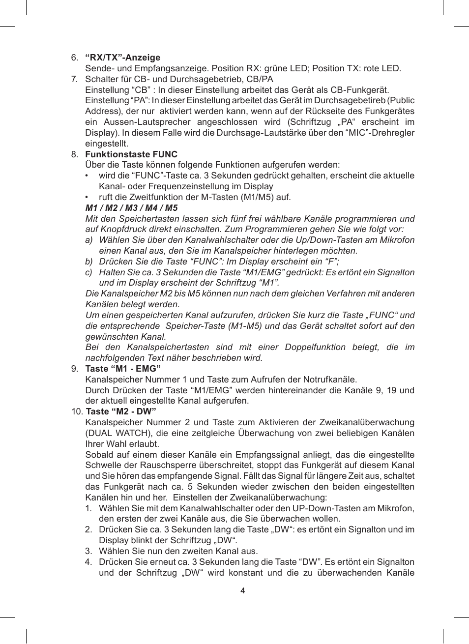 MIDLAND Alan 48 Excel multi User Manual | Page 24 / 74