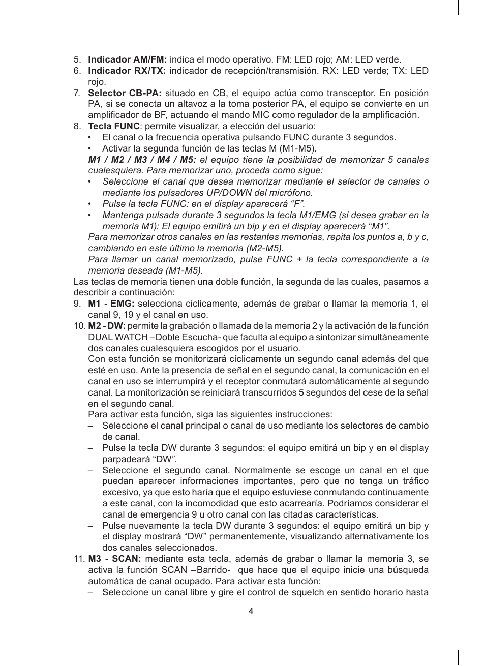 MIDLAND Alan 48 Excel multi User Manual | Page 34 / 74