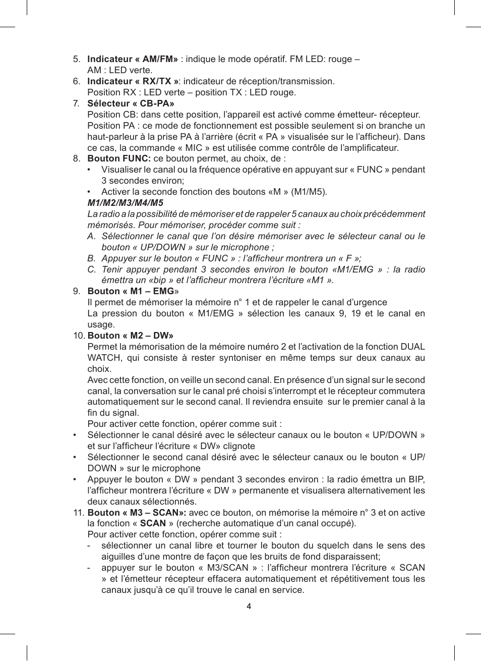 MIDLAND Alan 48 Excel multi User Manual | Page 44 / 74