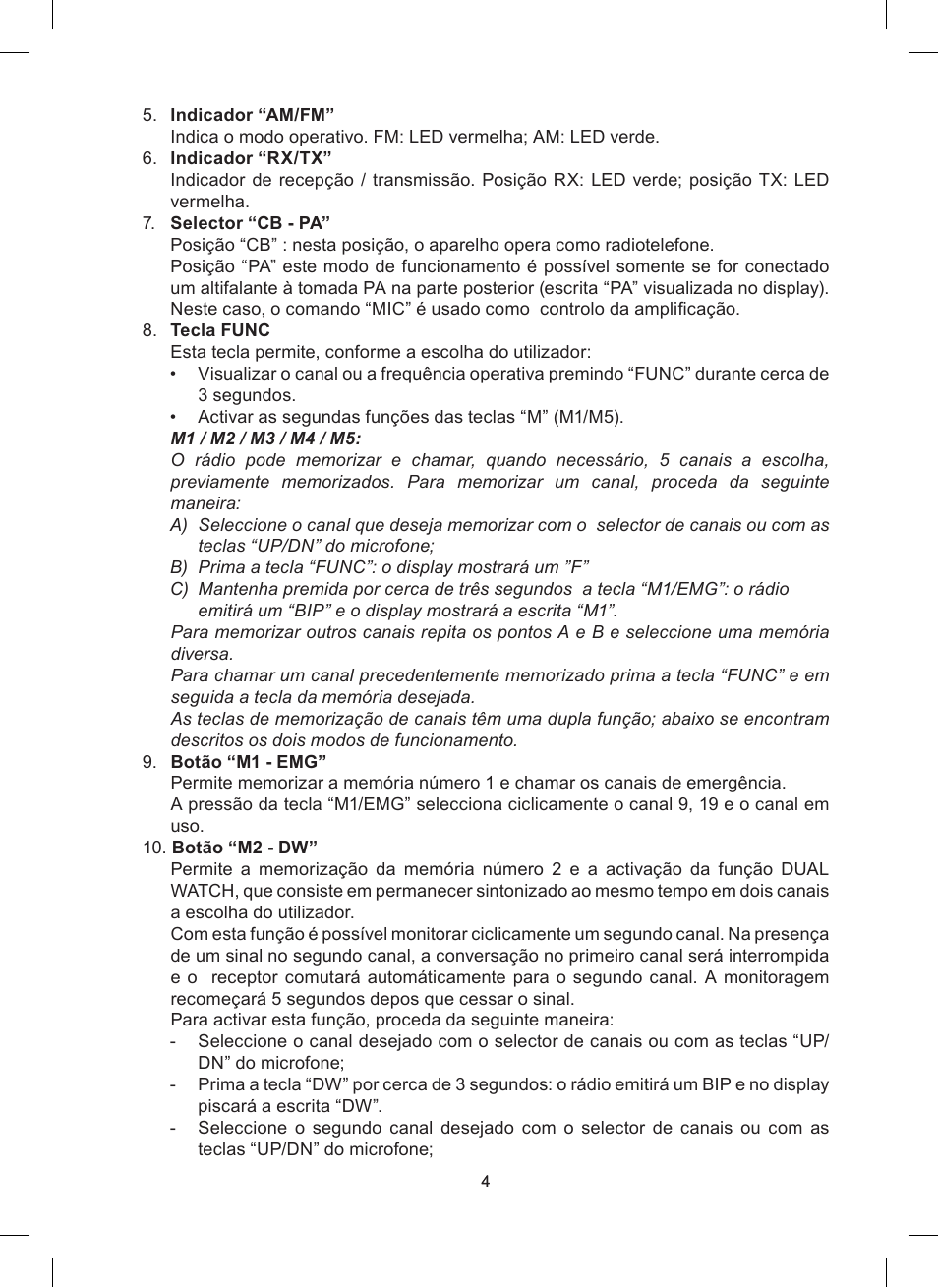 MIDLAND Alan 48 Excel multi User Manual | Page 54 / 74