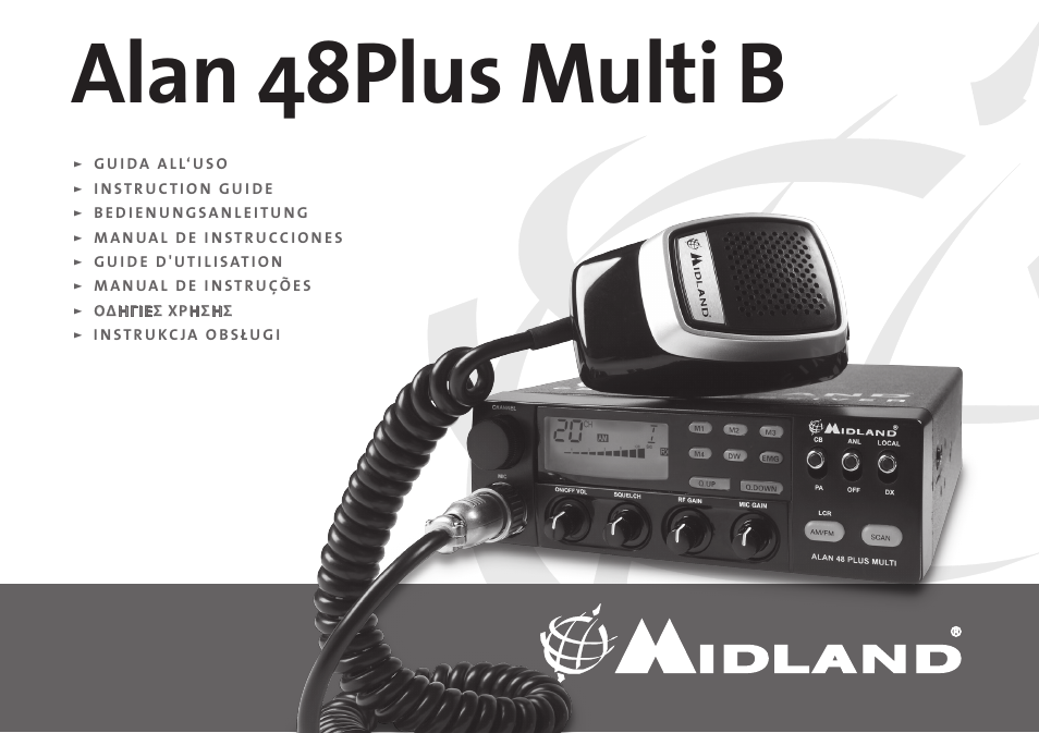 MIDLAND Alan 48 Plus Multi B User Manual | 56 pages